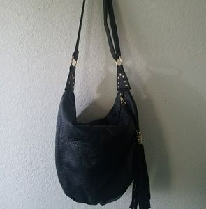 Black hobo purse